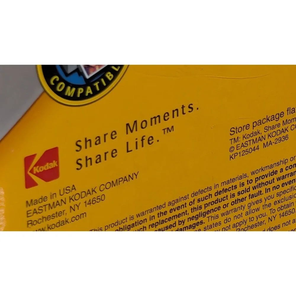 Kodak Premium Photo Paper 100 Sheets 4x6 White New High Gloss Inkjet Paper
